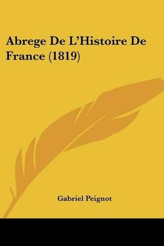 Abrege de L'Histoire de France (1819)