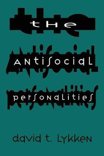 Cover image for The Antisocial Personalities