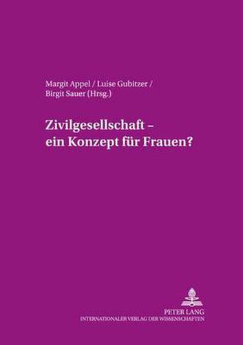 Cover image for Zivilgesellschaft - Ein Konzept Fuer Frauen?