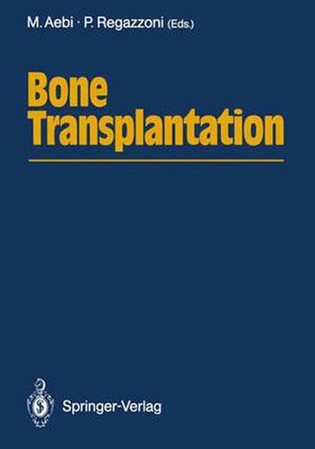 Cover image for Bone Transplantation