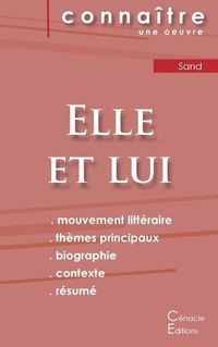 Cover image for Fiche de lecture Elle et lui de George Sand (analyse litteraire de reference et resume complet)