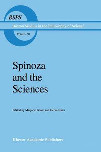 Cover image for Spinoza and the Sciences