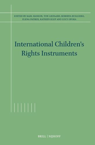 Cover image for International Children's Rights Instruments