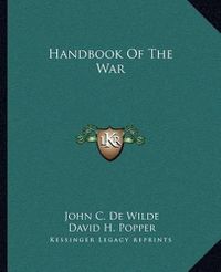 Cover image for Handbook of the War