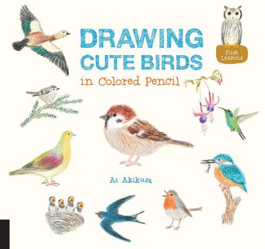 Cover image for Drawing Cute Birds in Colored Pencil