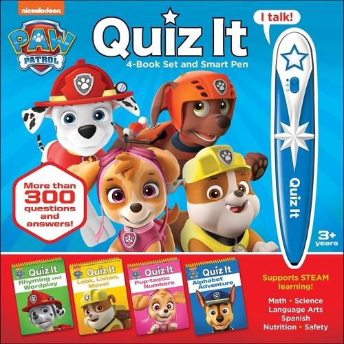 Cover image for PAW Patrol - Quiz it 4-Book Set and Smart Pen