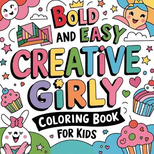 Cover image for Creative Girly Coloring Book for Kids