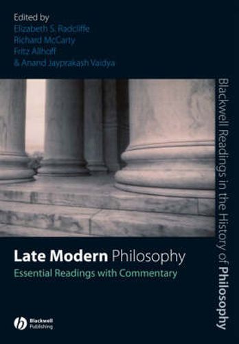 Cover image for Late Modern Philosophy: Essential Readings with Commentary