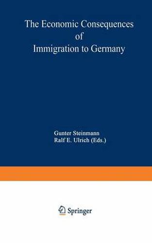 Cover image for The Economic Consequences of Immigration to Germany