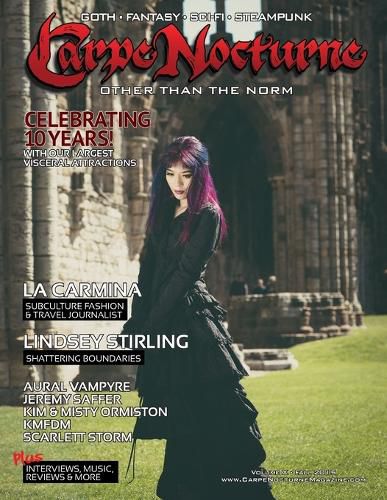 Cover image for Carpe Nocturne Magazine Fall 2015: : Volume X Fall 2015