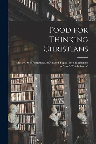 Cover image for Food for Thinking Christians