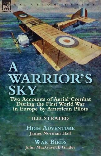 A Warrior's Sky: Two Accounts of Aerial Combat During the First World War in Europe by American Pilots-High Adventure by James Norman Hall & War Birds by John MacGavock Grider