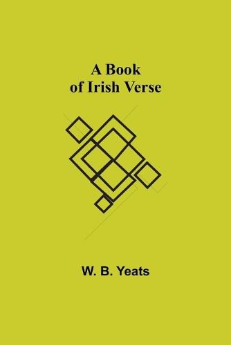 Cover image for A Book of Irish Verse