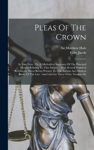 Cover image for Pleas Of The Crown