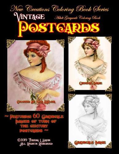 Cover image for New Creations Coloring Book Series: Vintage Postcards: Ladies