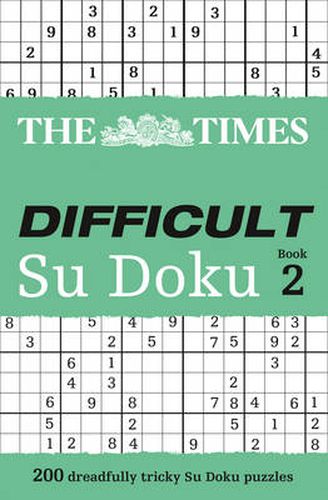 The Times Difficult Su Doku Book 2: 200 Challenging Puzzles from the Times