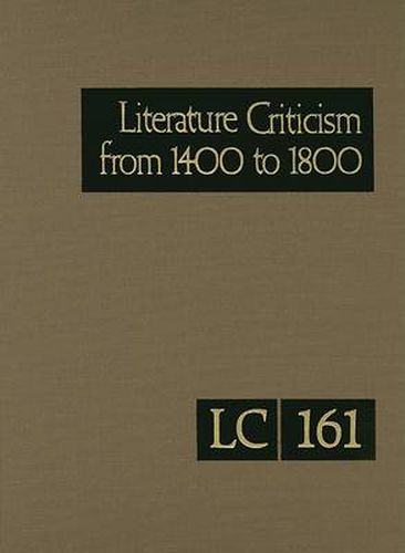 Cover image for Literature Criticism from 1400 to 1800