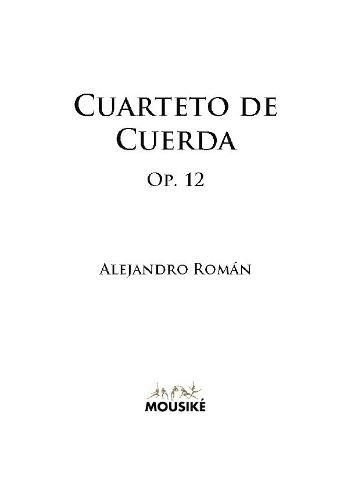 Cover image for Cuarteto De Cuerda, Op. 12