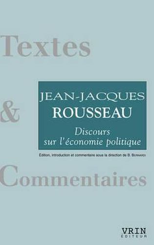 Cover image for Discours Sur l'Economie Politique