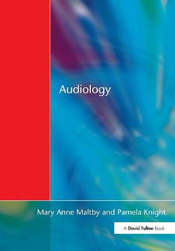 Cover image for Audiology: An Introduction for Teachers & Other Professionals