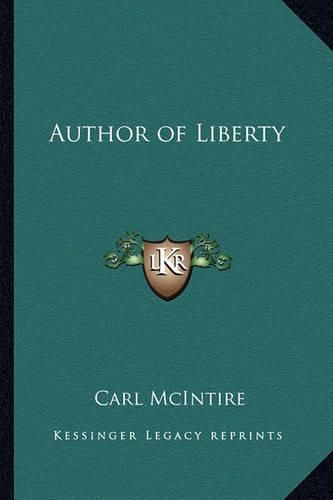 Cover image for Author of Liberty