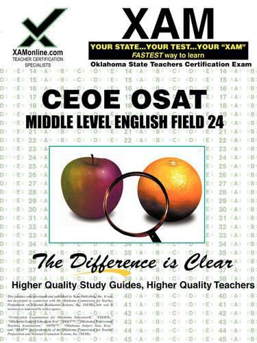 Cover image for CEOE OSAT Middle Level English Field 24