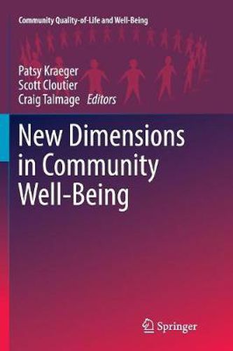 Cover image for New Dimensions in Community Well-Being