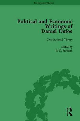 Cover image for The Political and Economic Writings of Daniel Defoe Vol 1