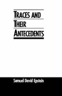 Cover image for Traces and Their Antecedents