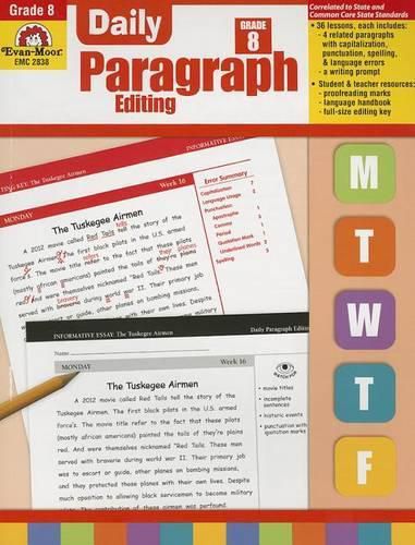 Daily Paragraph Editing Grade 8