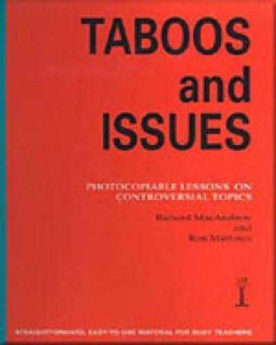 Cover image for Taboos and Issues: Photocopiable Lessons on Controversial Topics