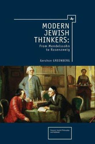 Cover image for Modern Jewish Thinkers: From Mendelssohn to Rosenzweig