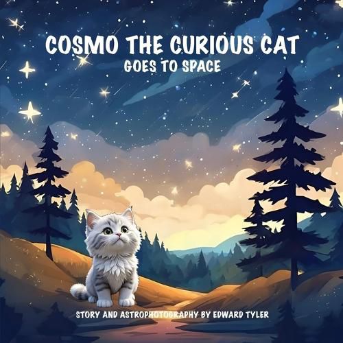 Cover image for Cosmo the Curious Cat Goes to Space