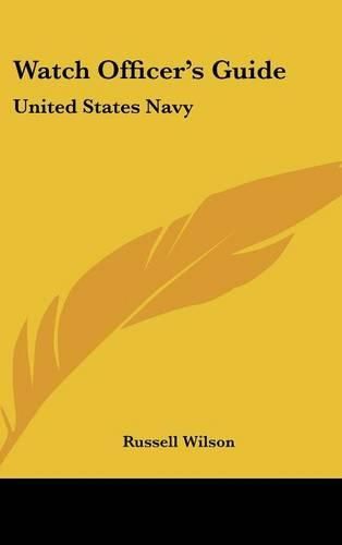 Cover image for Watch Officer's Guide: United States Navy