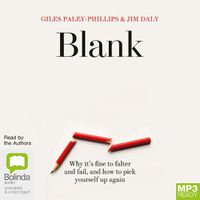 Cover image for Blank: Why It's Fine to Falter and Fail, and How to Pick Yourself Up Again