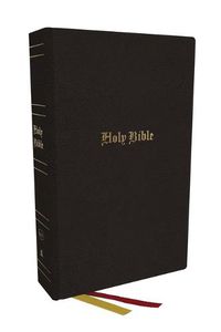 Cover image for KJV Holy Bible, Super Giant Print Reference Bible, Black, Genuine Leather, 43,000 Cross References, Red Letter, Comfort Print: King James Version