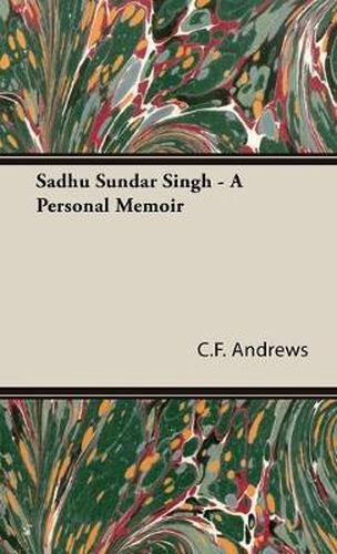 Cover image for Sadhu Sundar Singh - A Personal Memoir