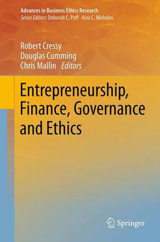 Cover image for Entrepreneurship, Finance, Governance and Ethics