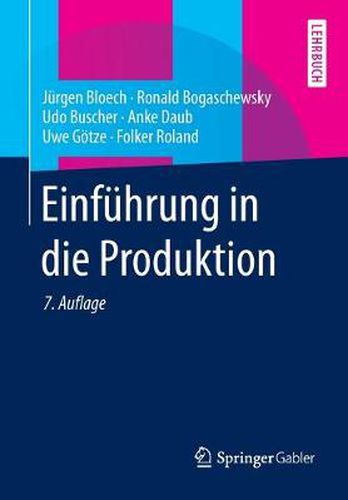 Cover image for Einfuhrung in die Produktion