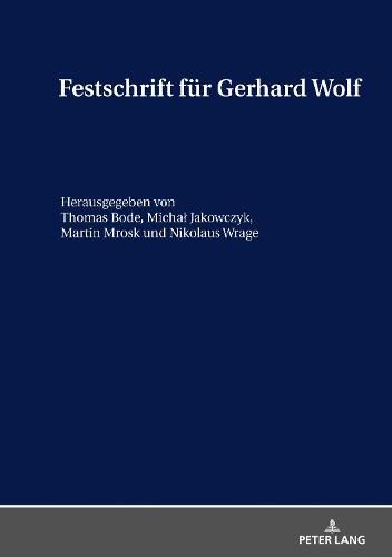 Cover image for Festschrift Fuer Gerhard Wolf