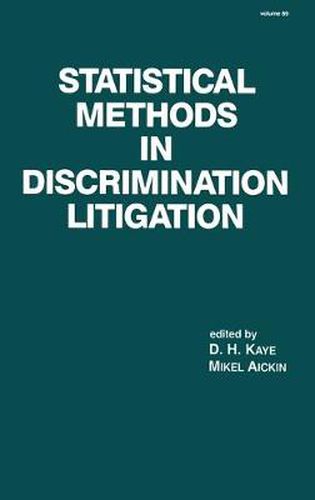 Cover image for Statistical Methods in Discrimination Litigation