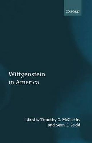 Cover image for Wittgenstein in America