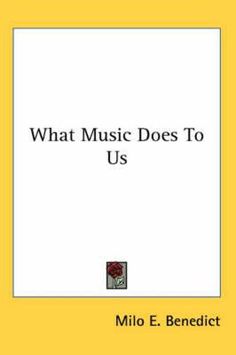 Cover image for What Music Does to Us