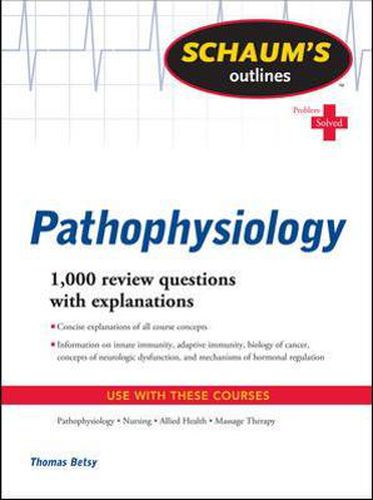 Cover image for Schaum's Outline of Pathophysiology