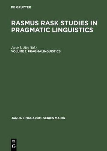 Cover image for Pragmalinguistics: Theory and Practice