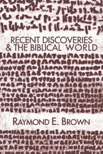 Cover image for Recent Discoveries and the Biblical World