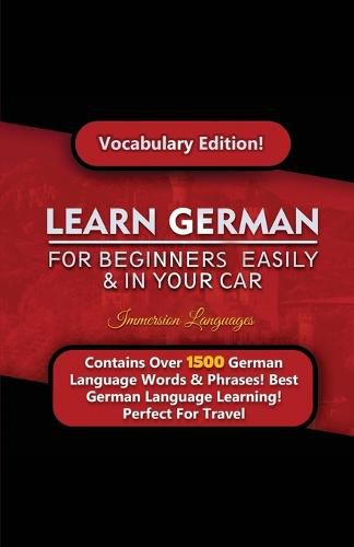 Cover image for Learn German For Beginners Easily & In Your Car! Vocabulary Edition