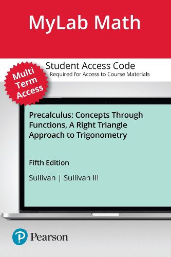 Cover image for MyLab Math with Pearson eText (up to 24 months) Access Code for Precalculus