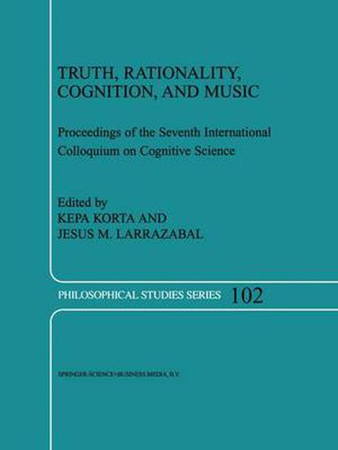 Cover image for Truth, Rationality, Cognition, and Music