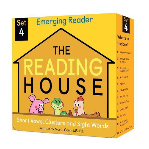 Cover image for The Reading House Set 4: Short Vowel Clusters and Sight Words